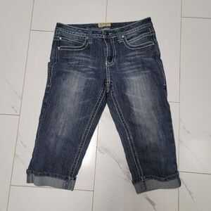 ~ womens earl jean capris - have some missing sequins on back pocket